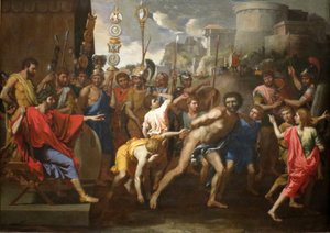 Camillus和Falerii的校长 作者 尼古拉斯·普桑（Nicolas Poussin）